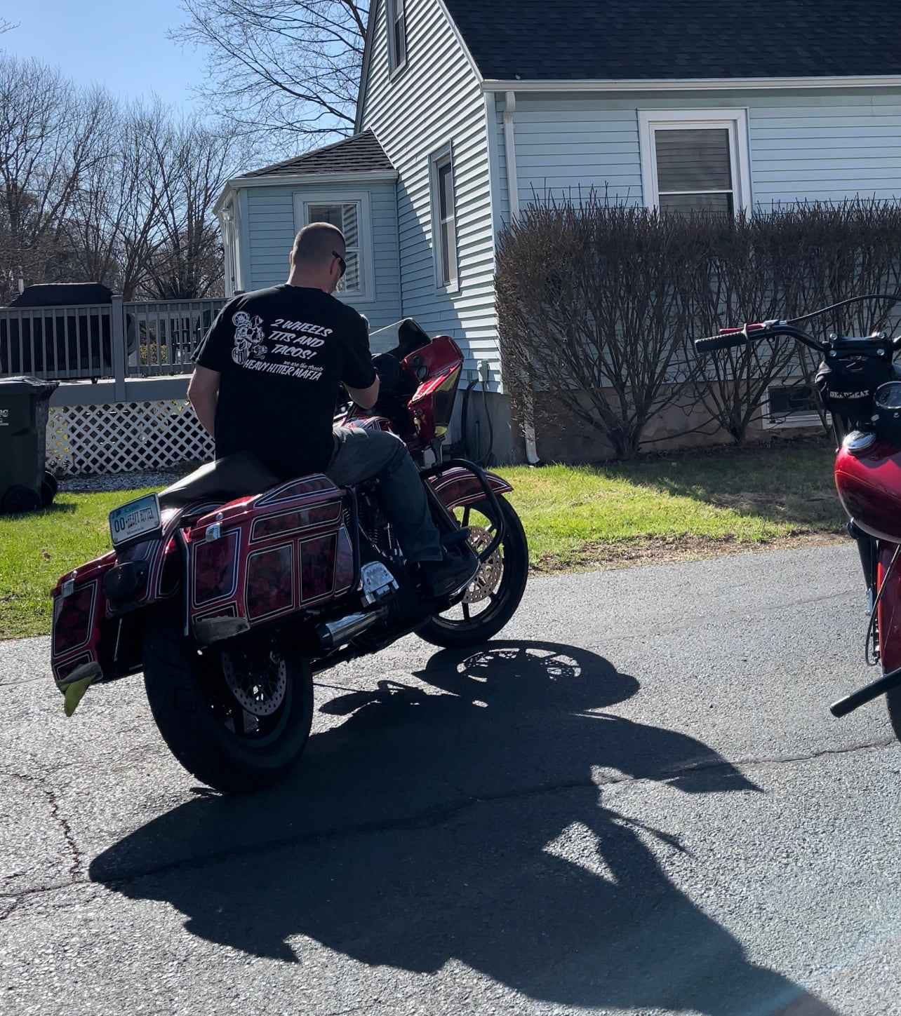 2 Wheels Tits & Tacos T-shirt