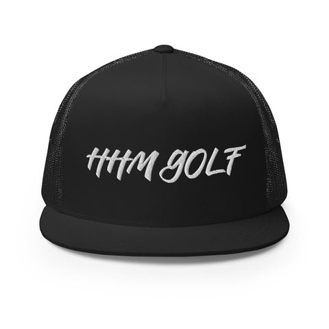 HHM Golf Trucker Cap WHITE STITCHING