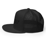 HHM Golf Trucker Cap BLACK STITCHING