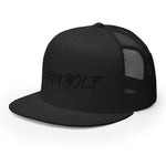 HHM Golf Trucker Cap BLACK STITCHING