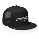 HHM Golf Trucker Cap WHITE STITCHING