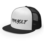 HHM Golf Trucker Cap BLACK STITCHING