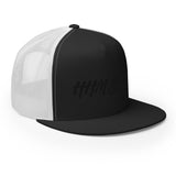 HHM Golf Trucker Cap BLACK STITCHING