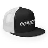 HHM Golf Trucker Cap WHITE STITCHING