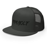 HHM Golf Trucker Cap BLACK STITCHING