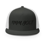 HHM Golf Trucker Cap BLACK STITCHING