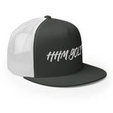 HHM Golf Trucker Cap WHITE STITCHING