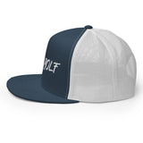 HHM Golf Trucker Cap WHITE STITCHING