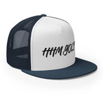 HHM Golf Trucker Cap BLACK STITCHING