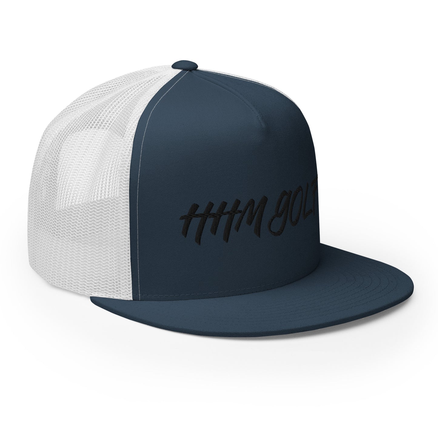 HHM Golf Trucker Cap BLACK STITCHING