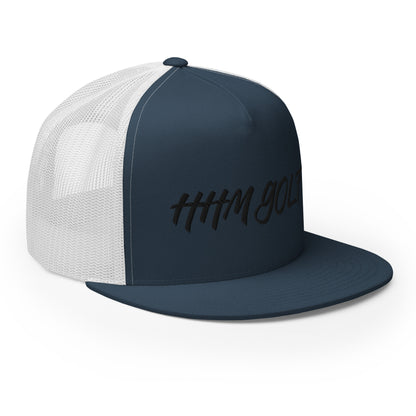 HHM Golf Trucker Cap BLACK STITCHING