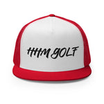 HHM Golf Trucker Cap BLACK STITCHING