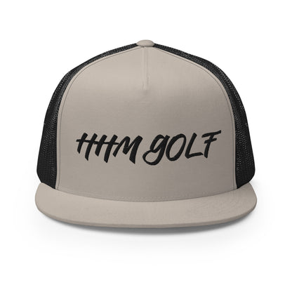 HHM Golf Trucker Cap BLACK STITCHING