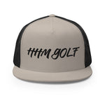 HHM Golf Trucker Cap BLACK STITCHING