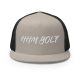 HHM Golf Trucker Cap WHITE STITCHING