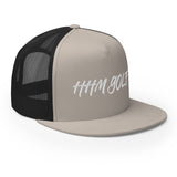 HHM Golf Trucker Cap WHITE STITCHING